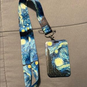 Van Gogh - Lanyard and ID card holder
